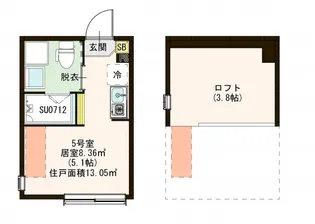ハーモニーテラス綾瀬VI【1階】の間取り
