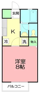 神奈川県秦野市室町【アパート】の間取り