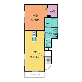仮)小田原市小台共同住宅【1階】の間取り