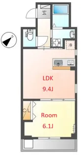 神奈川県横浜市金沢区瀬戸【マンション】の間取り