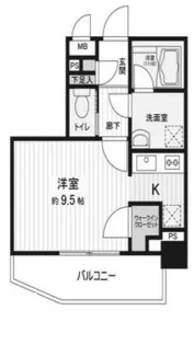 東京都荒川区西日暮里1【マンション】の間取り