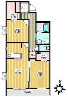 ひかりウィステリア【3階】の間取り