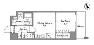 ENetial代官山【6階】の間取り