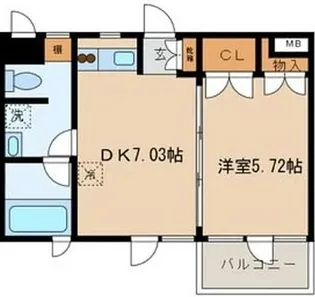アドレー渋谷本町アネックス【3階】の間取り