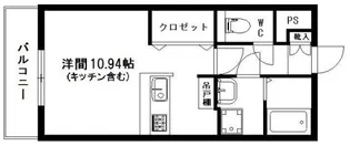 カトルパレ駅南【1階】の間取り