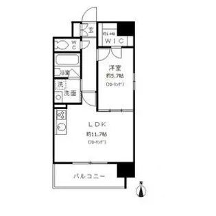 愛知県名古屋市北区上飯田西町3【マンション】の間取り