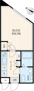 「防音マンション」ラシクラス東高円寺【1階】の間取り