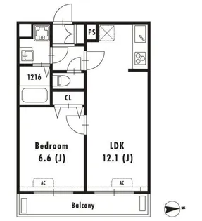 GRANPASEO文京小日向【2階】の間取り