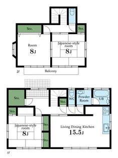 千葉県大網白里市上貝塚【一戸建】の間取り