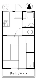 ハイツ西荻【1階】の間取り