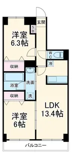 ライオンズマンション曽我・青葉の森公園五番館【6階】の間取り