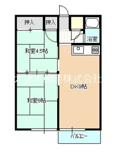 清香アパート【2階】の間取り