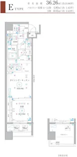 Le a横濱阪東橋参番館【11階】の間取り