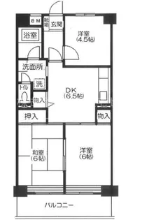 メゾン武蔵関【5階】の間取り