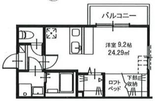 グロースリング清瀬【2階】の間取り