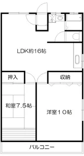 プラザSII【2階】の間取り