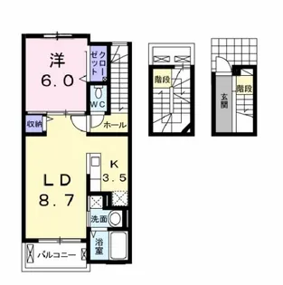 ジャン ノーブル I【3階】の間取り