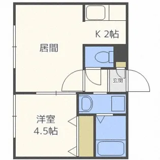 サンステージ宮の沢1-2【4階】の間取り