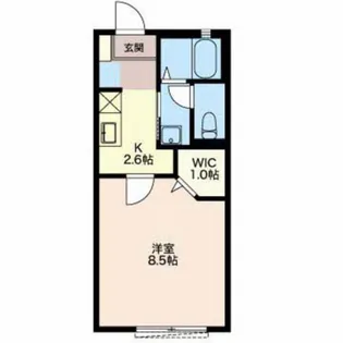 メゾンアズール【1階】の間取り