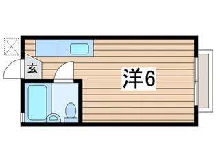 ハ-ヴィ-フラット【2階】の間取り