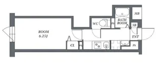 エルファーロ代々木上原II【4階】の間取り