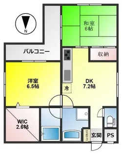 メゾンド・キャナル【3階】の間取り