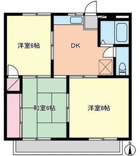 ザ・スクエア【1階】の間取り