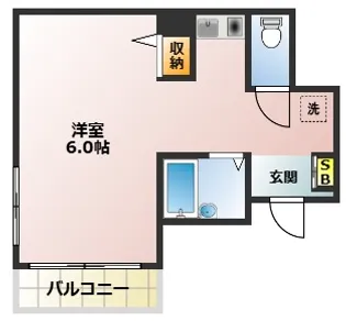 丸栄コーポ【4階】の間取り