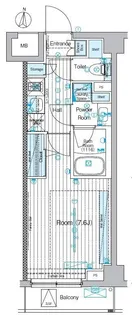 ブライズ多摩川【3階】の間取り