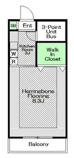 ホロン湘南弐番館【3階】の間取り