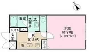 RJカーサ松陰神社【2階】の間取り