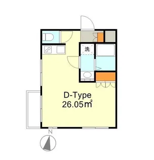 ヒューマンパレス与野【4階】の間取り