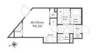 Reve Residence白金台 レーヴ レジデンスシロカネダイ【3階】の間取り