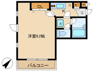 津田山フェアサイト【4階】の間取り