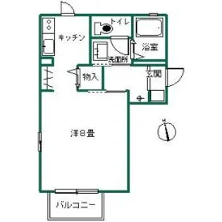 ネージュ【1階】の間取り