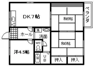 ロジュマンセフィラ A棟【1階】の間取り