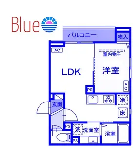 ファンウェーヴ湘南藤沢【1階】の間取り