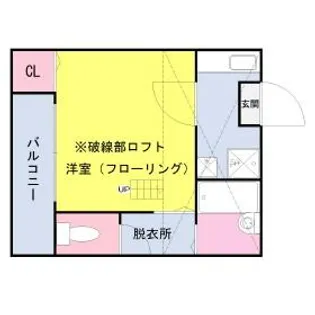 ライゼ立花【1階】の間取り