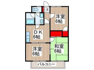 パストラーリIII【3階】の間取り