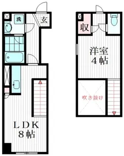 ファインステージギンザイースト【5階】の間取り