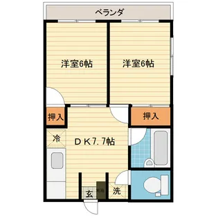 TOAマンション【3階】の間取り