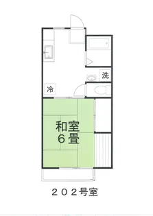 コーポセド【2階】の間取り