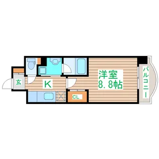 ウィッカムテラス【3階】の間取り