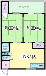 伸晃マンション【3階】の間取り