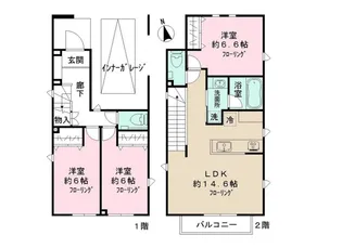 KMC世田谷【2階】の間取り