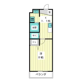 HERMIT CRAB【2階】の間取り