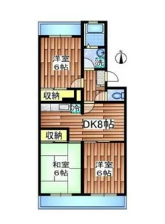 シャインブランカ(シャインブランカ)【3階】の間取り