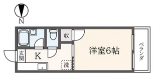 ザ・リバーハイツ【1階】の間取り