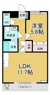 ガーデンヒルズ【2階】の間取り