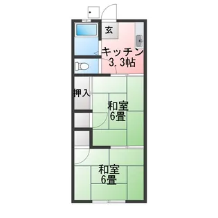 友丸荘【1階】の間取り